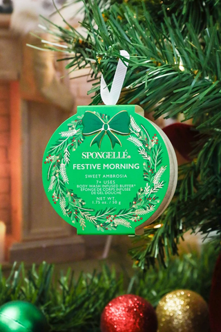 Festive Morning -  Sweet Ambrosia Holiday Wreath Body Buffer