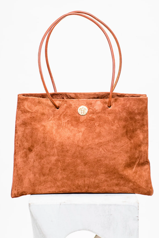 Tina Brown Suede Handbag