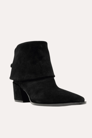 Majo - Black Suede Bootie