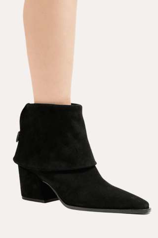 Majo - Black Suede Bootie