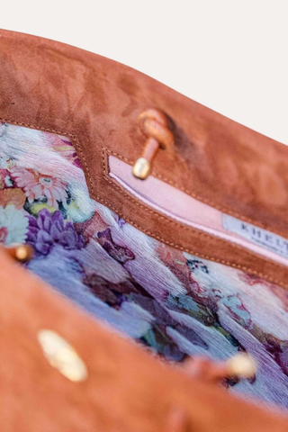 Tina Brown Suede Handbag