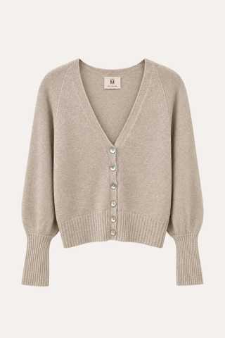 Ultra Soft Cuffed L/S Button Down Knit Sweater