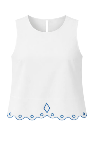 Sam Luca Tile Sleeveless Tank