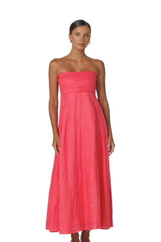 Talia Linen Maxi Dress