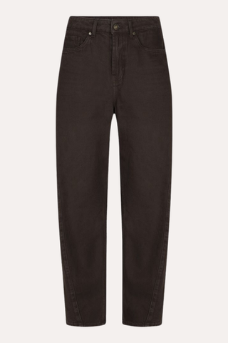 Trousers Barrel Jeans Cacao