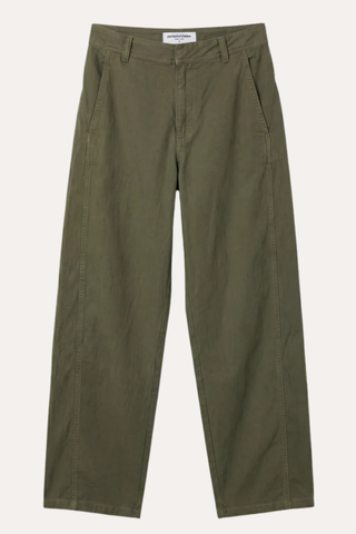 Sateen Barrel Leg Utility Pant
