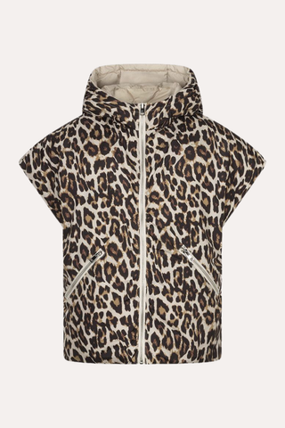 Reversible Leopard Poncho