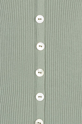 Top Fake Placket Knit