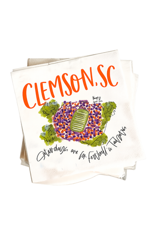 Clemson Tailgate Napkins