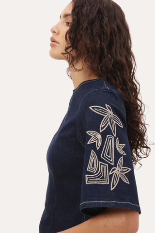 Cora Denim Mini Dress