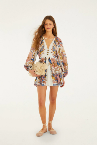 Sea Garden Mini Bubble Dress