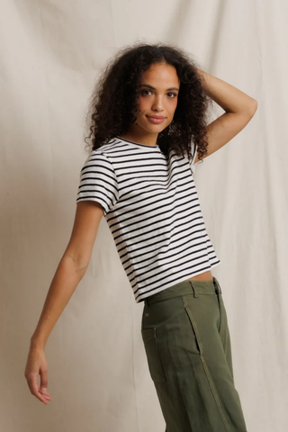 Stripe SS Vintage Crew