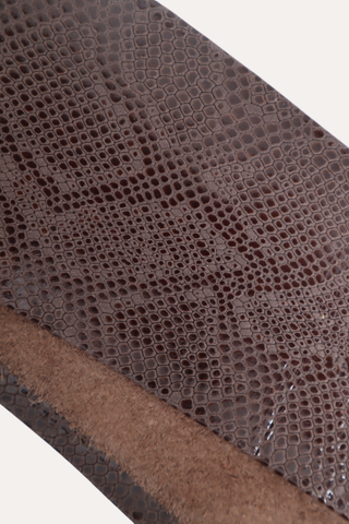 Wrap Belt | Chocolate Python