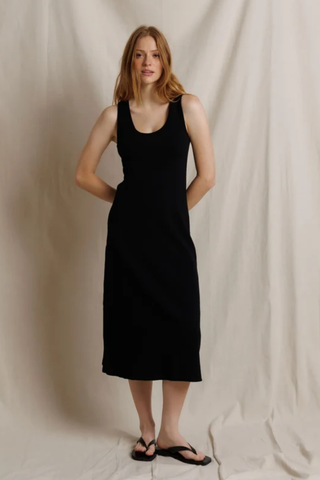 Heavy Rib Midi Tank Dress