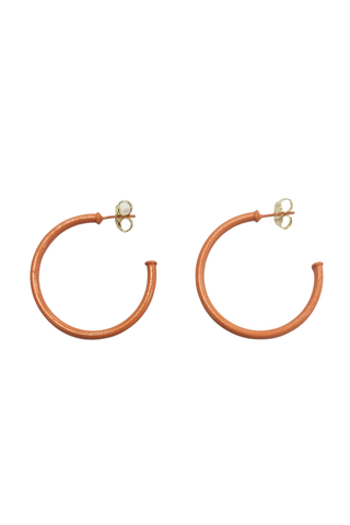Painted Petite Everybody's Favorite Hoops | Orange