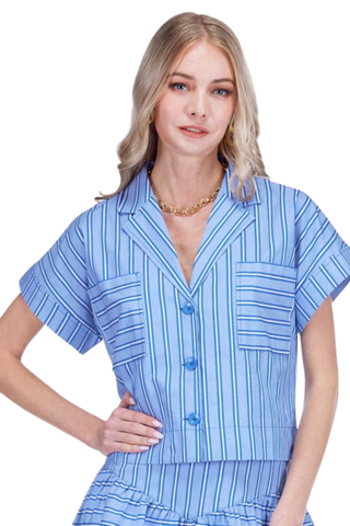 Pocket Crop Blouse