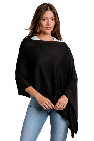 Eden II Poncho - Black