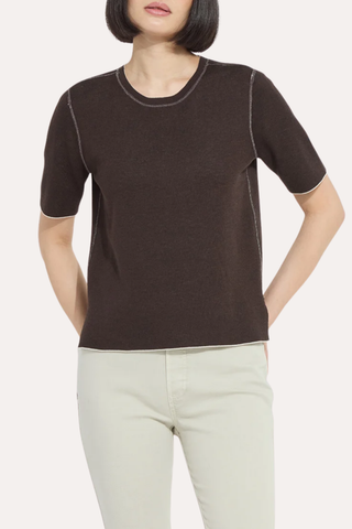 Odessa Reversible Knit Short Sleeve Tee
