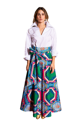 Portico© Brady Wrap Maxi Skirt