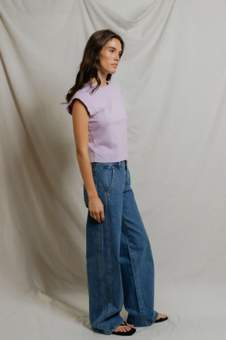 Porter Supima Cap Sleeve Tee