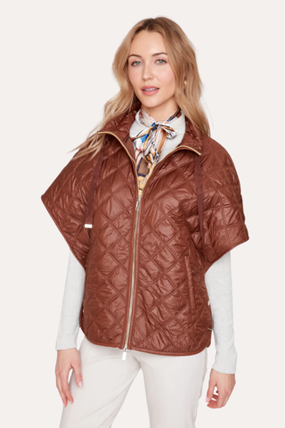 Luxe Quilted Poncho