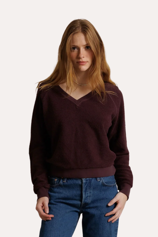 Ziggy Crewneck Sweatshirt - Cherry