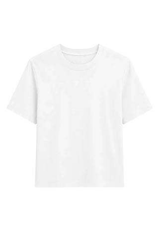 Heavy Jersey Crewneck Tee - White