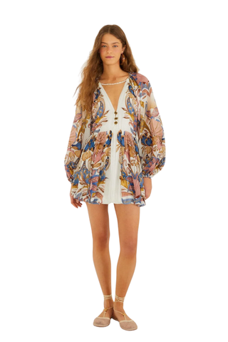 Sea Garden Mini Bubble Dress