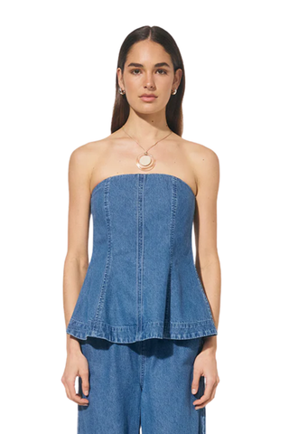 Indigo Denim Top