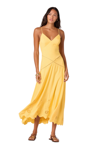 Lainey Eyelet Midi Dress