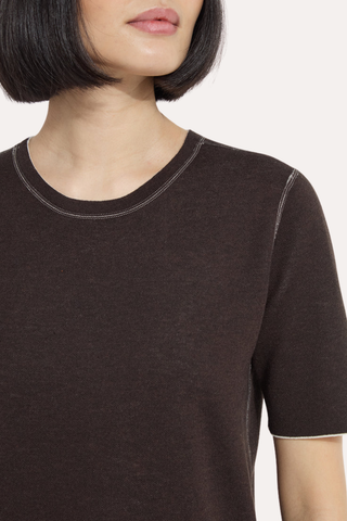 Odessa Reversible Knit Short Sleeve Tee