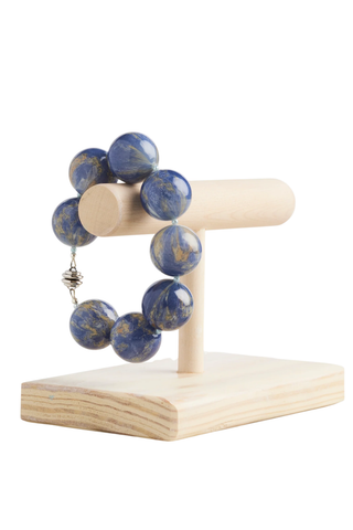 Blue Lapis Cooling Pearl Bracelet