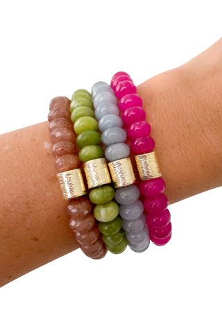 Fall Nandina Bracelet - Green Apple