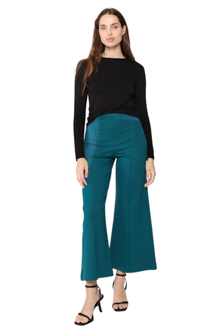 Ponte Crop Wide Leg pant
