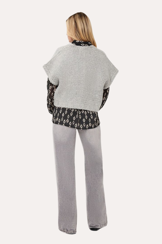 Cardigan Gilet - Light Grey