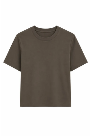 Heavy Jersey Crewneck Tee - Dark Olive