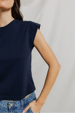 Porter Supima Cap Sleeve Tee