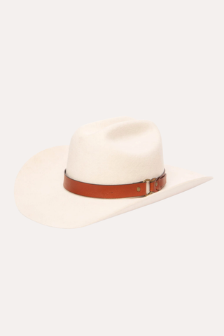 Women's Cowboy Hat with Aged Leather Band by FRYE