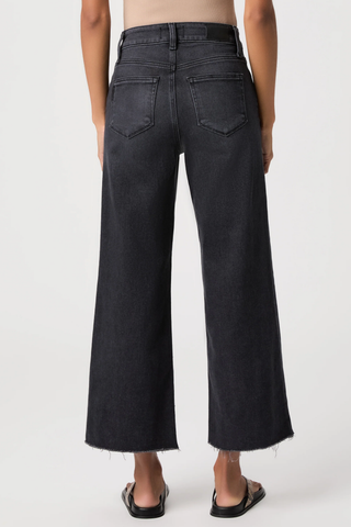 Anessa Twisted Outseam Panel Raw Hem
