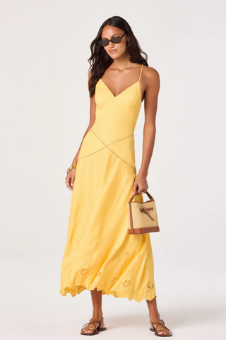 Lainey Eyelet Midi Dress