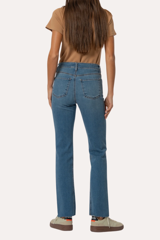 Kelly High Rise Fab Ab Kick Flare Inset Leg