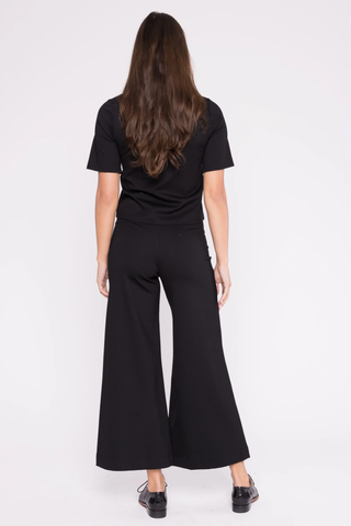 Ponte Crop Wide Leg pant