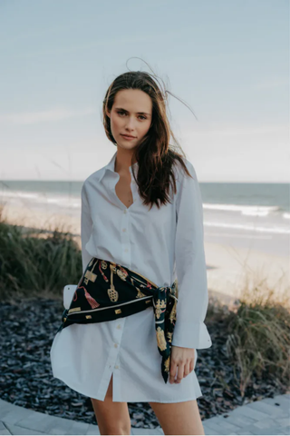 Felicia Poplin Shirt Dress