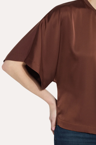 Ginger Mix-Media Dolman Tee