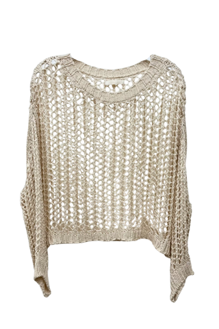 Batwing Crochet Knot Top