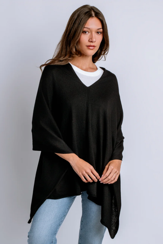 Eden II Poncho - Black