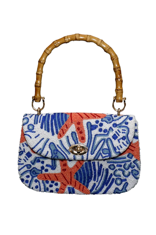 Starfish Beaded Purse
