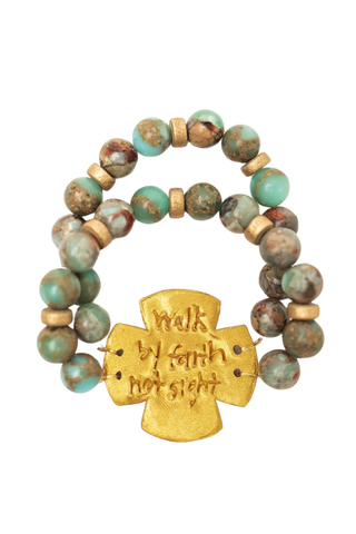 Aqua Terra Jasper with Rachel Cross Bracelet