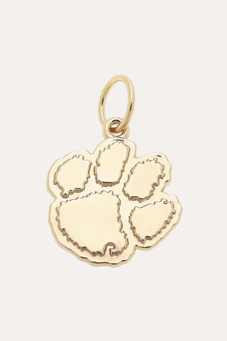 Clemson Tigers Shiny Gold Logo Charm