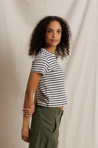 Stripe SS Vintage Crew